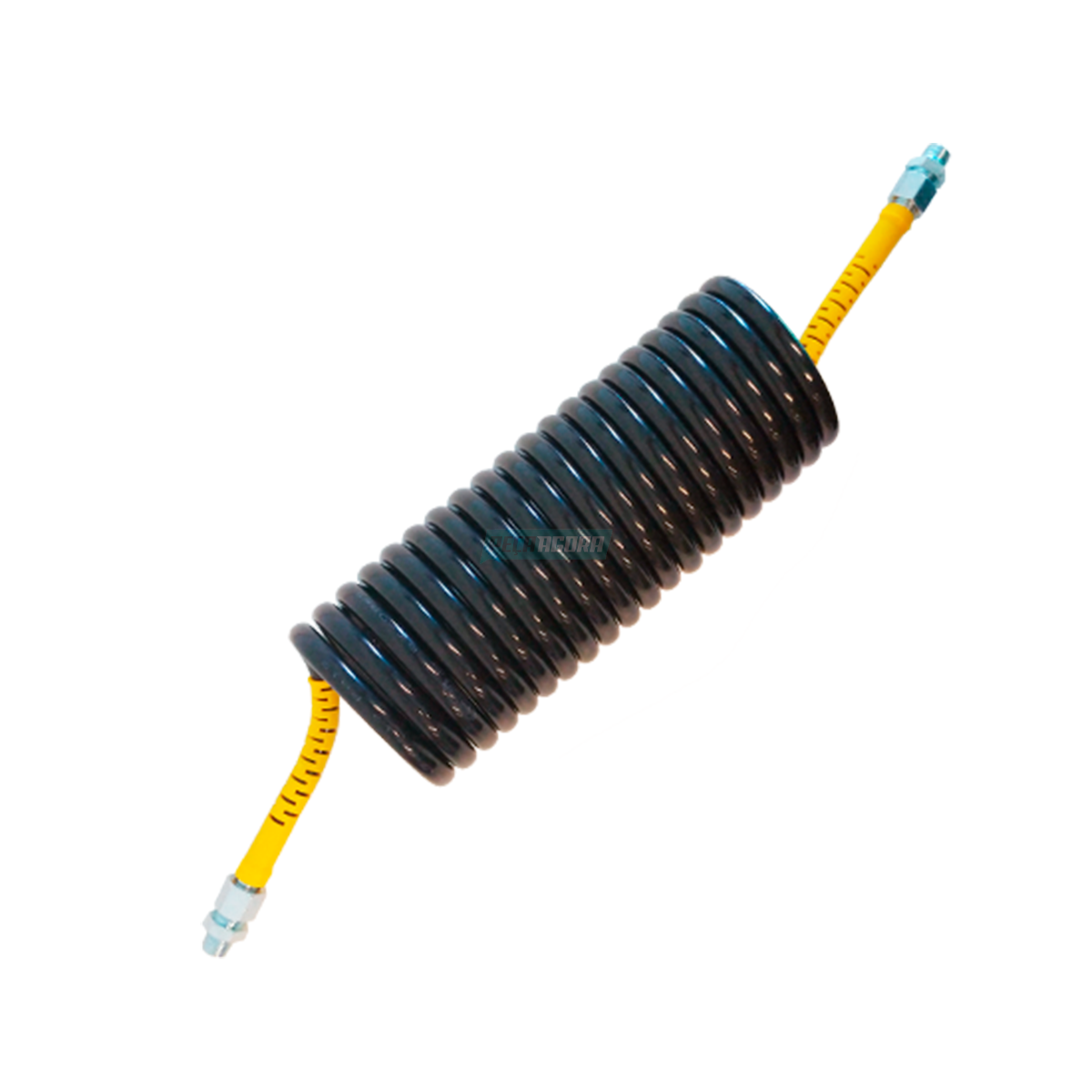 MANGUEIRA ESPIRAL DE AR 5,5M AMARELA M18X1,5/M16X1 COM ADAPTADOR (BZ0829)