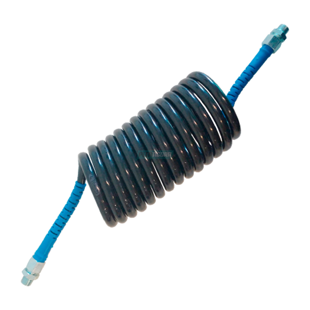 MANGUEIRA ESPIRAL DE AR 5,5M AZUL M18X1,5/M16X1 COM ADAPTADOR (BZ0831)