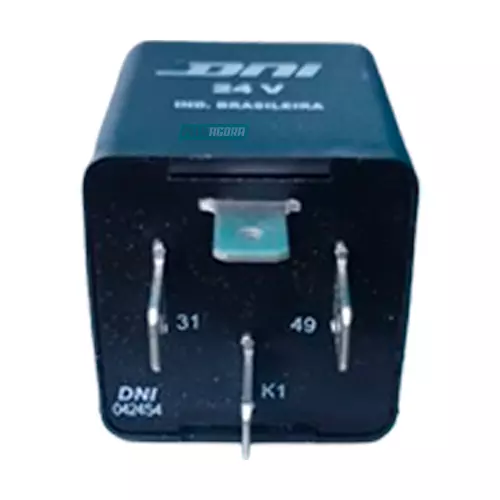 RELE PISCA UNIVERSAL 500W 24V 4 TERMINAIS CAMINHOES ONIBUS BUSSCAR CAIO CIFERAL 