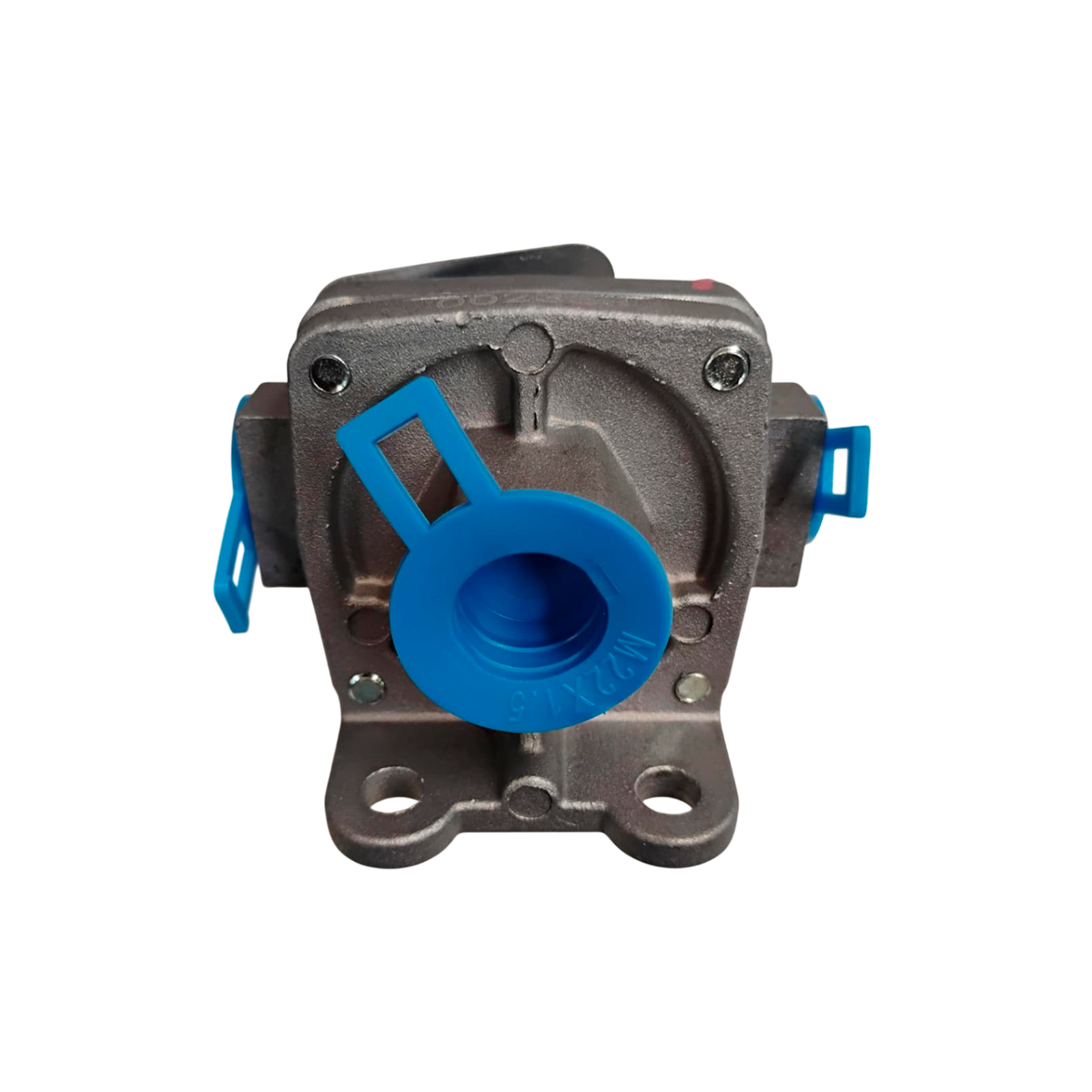 VALVULA DESCARGA 22X16MM TRUCKS E CARRETAS SAIDA SUPERIOR 22MM E LATERAIS M16X1.