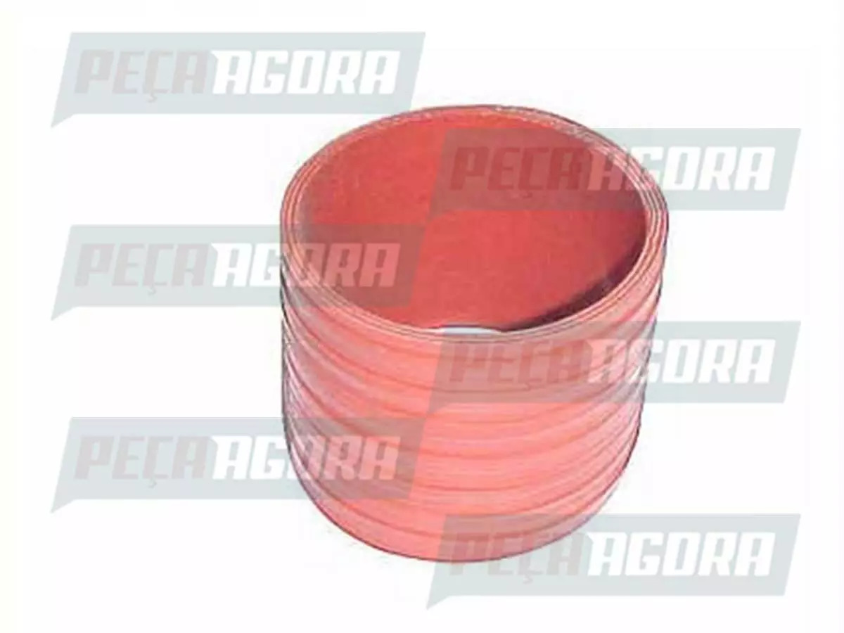 MANGUEIRA RADIADOR INTERCOOLER 80X74MM VERMELHA 3 LONAS MB MERCEDES BENZ OH 1318