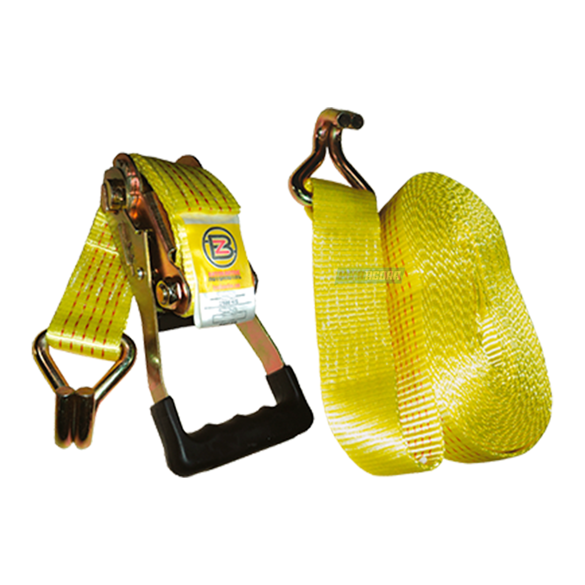 CINTA CARGA COM CATRACA 5.000 KG GANCHO J (BZ1309)