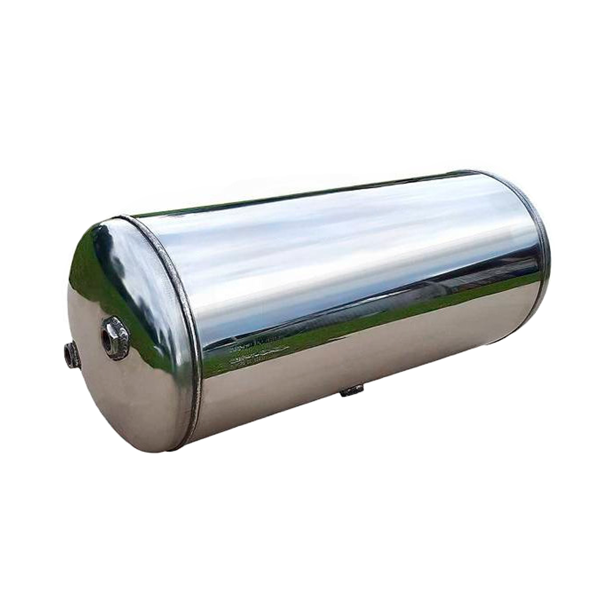 TANQUE RESERVATORIO BALAO AR FREIO INOX 40L MB 1111 1113 1313 1513 1932 2013 193