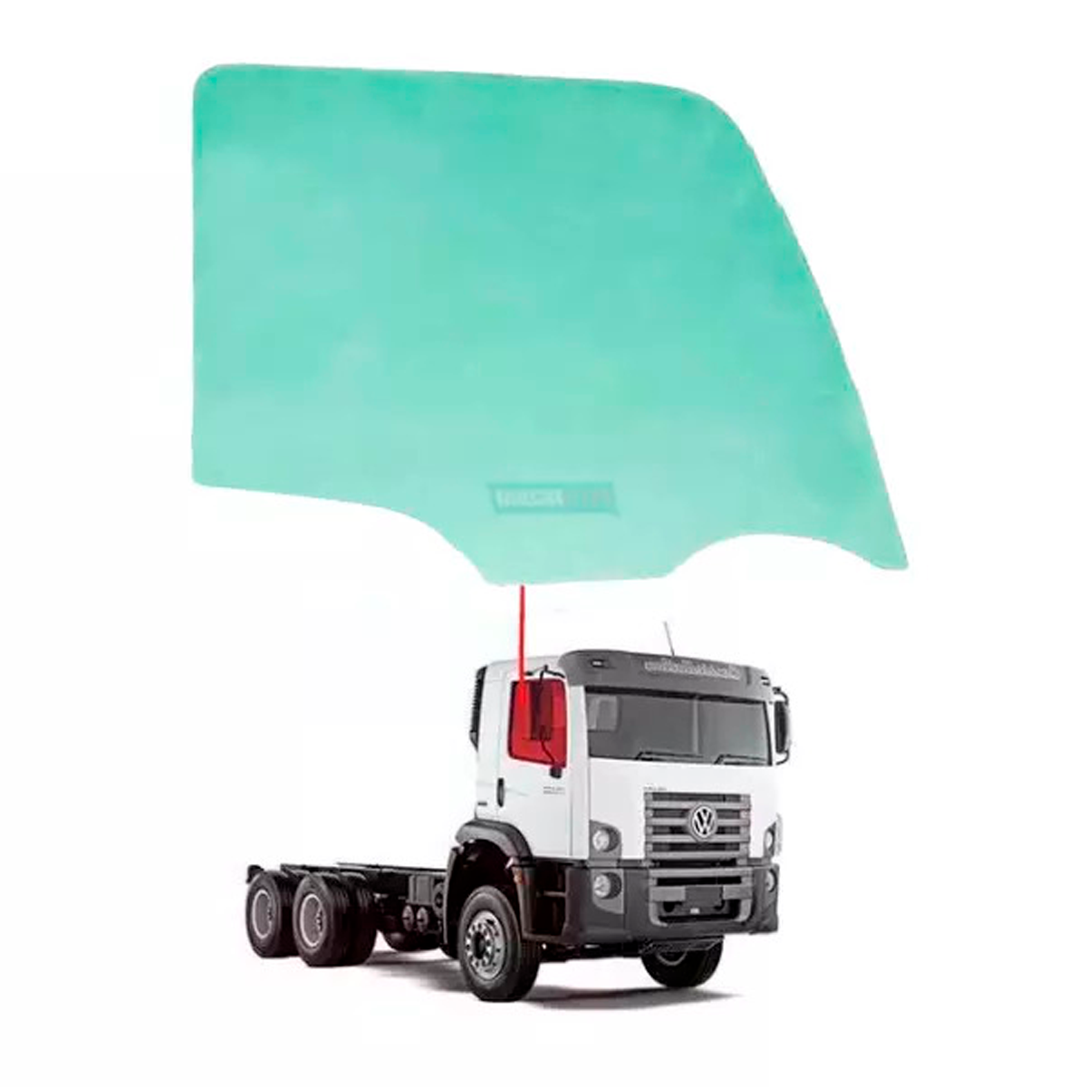 VIDRO PORTA VERDE LADO DIREITO VW CONSTELLATION 17250E 24250E 13180E 15180E 1932