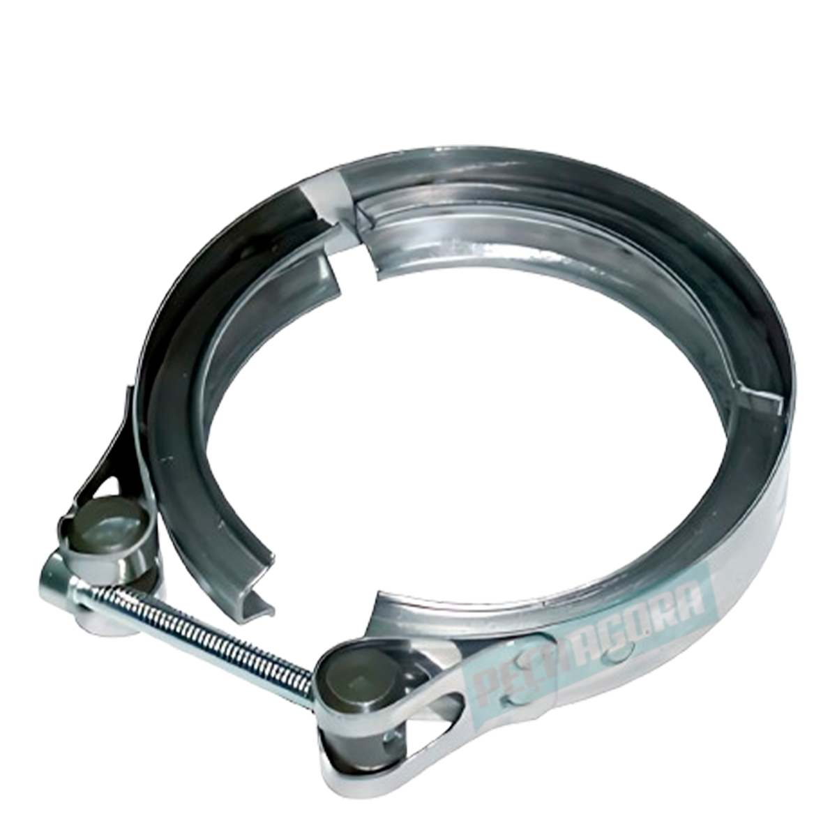 ABRACADEIRA FIXACAO TUBO MOTOR 3POL INOX VW CONSTELLATION 13180E 15180E 13190 15