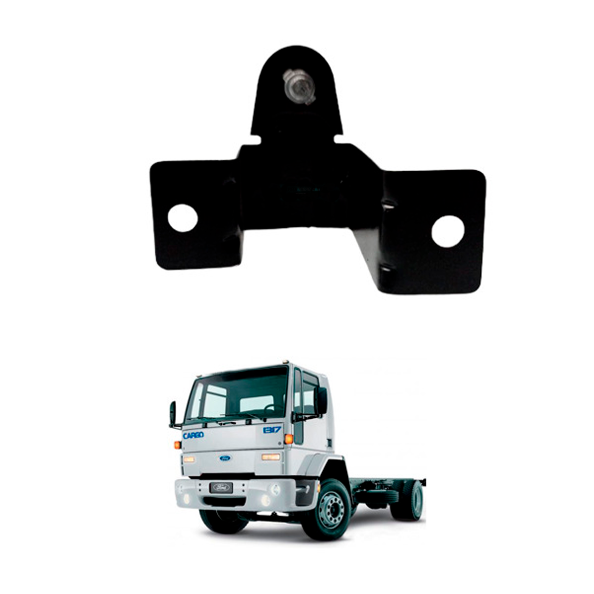 SUPORTE MONTAGEM TRINCO CAPUZ ESQUERDO FORD CARGO 1317 1517 1717 1722 2428 2628 