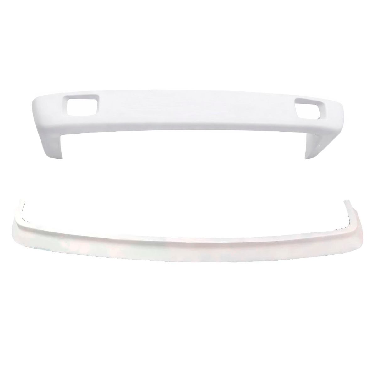 KIT SPOILER E BIGODE MB 1113 1313 1513 2013 2213 CARA PRETA FIBRA BRANCO (K.AS21