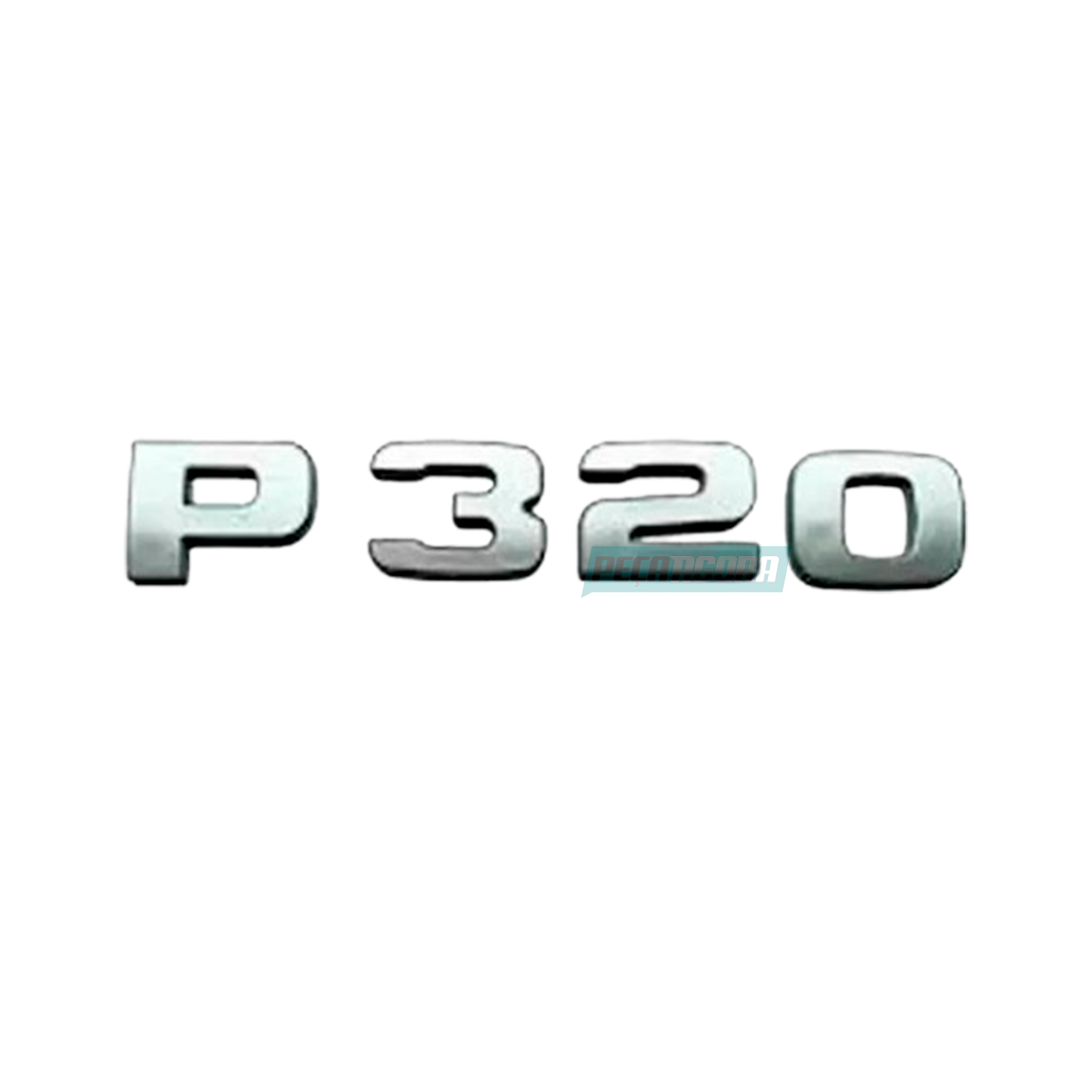 LETREIRO FRONTAL P320  SCANIA PGR CROMADO  (2333311-V3213CR)