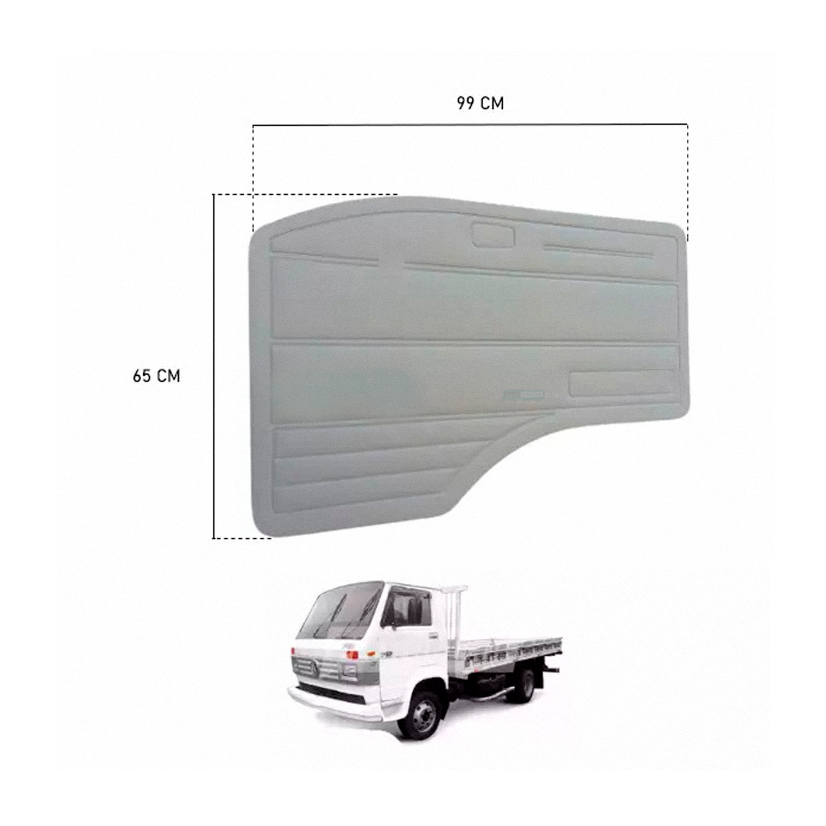 FORRO PORTA DIREITO VW 690S 790S 7110S 11130 13130 14140 - CINZA (TF3867016-M352