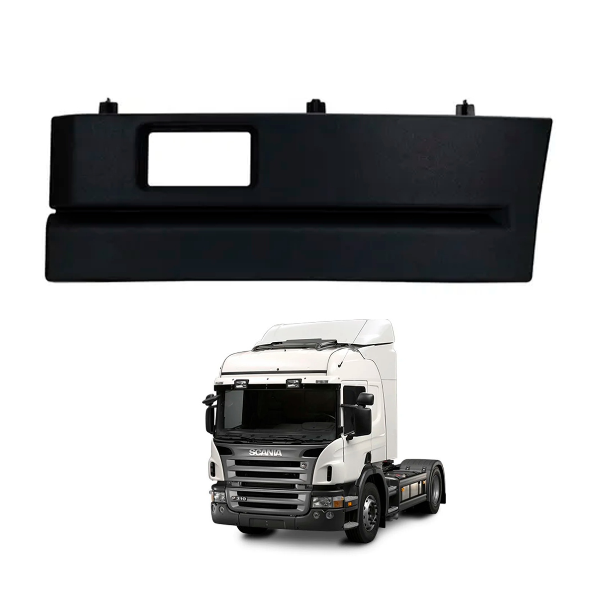 MOLDURA INFERIOR DIREITA ESTRIBO SCANIA S5 S6 (1512424-C220113)