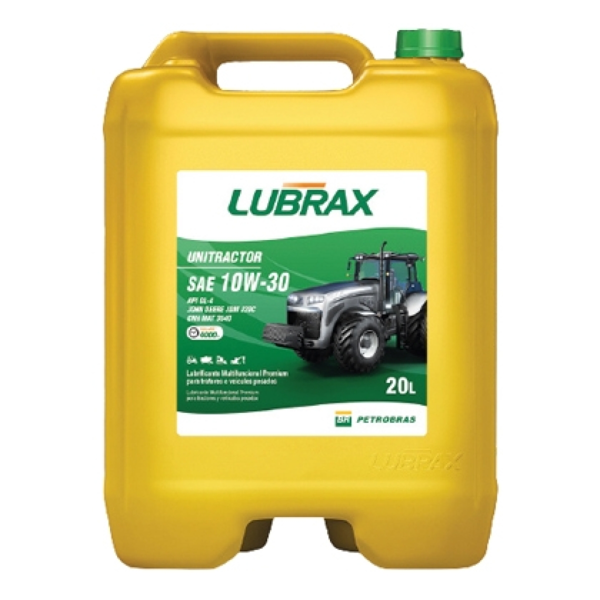 OLEO LUBRAX UNITRACTOR PREMIUM 10W30 - 20L LUBRAX UNITRACTOR PREMIUM ATENDE AOS 