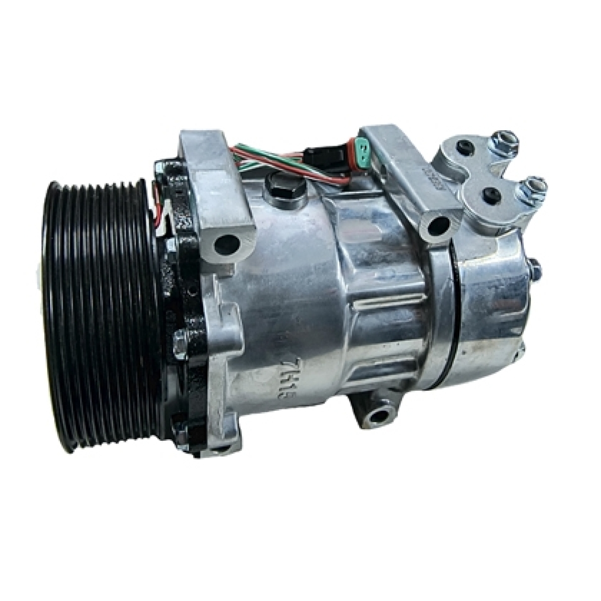 COMPRESSOR AR CONDICIONADO COM EMBREAGEM SCANIA CAMINHOES ANO 2013>G ANO 2013...