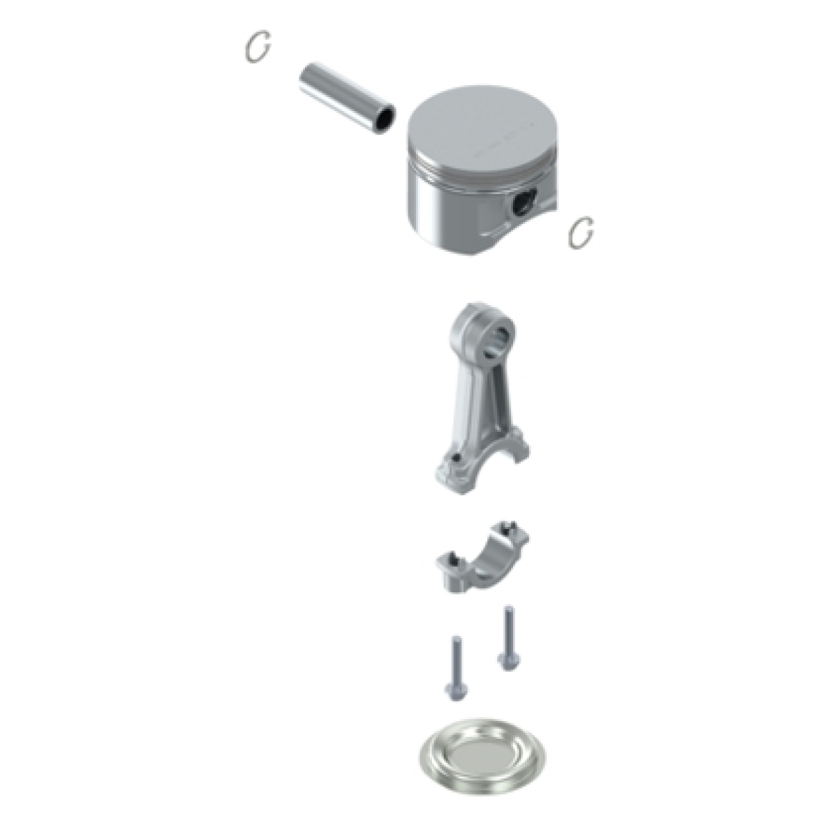 REPARO PISTAO E BIELA COMPRESSOR AR MERCEDES CAMINHAO ACTROS FREIO OM460 MERCEDE
