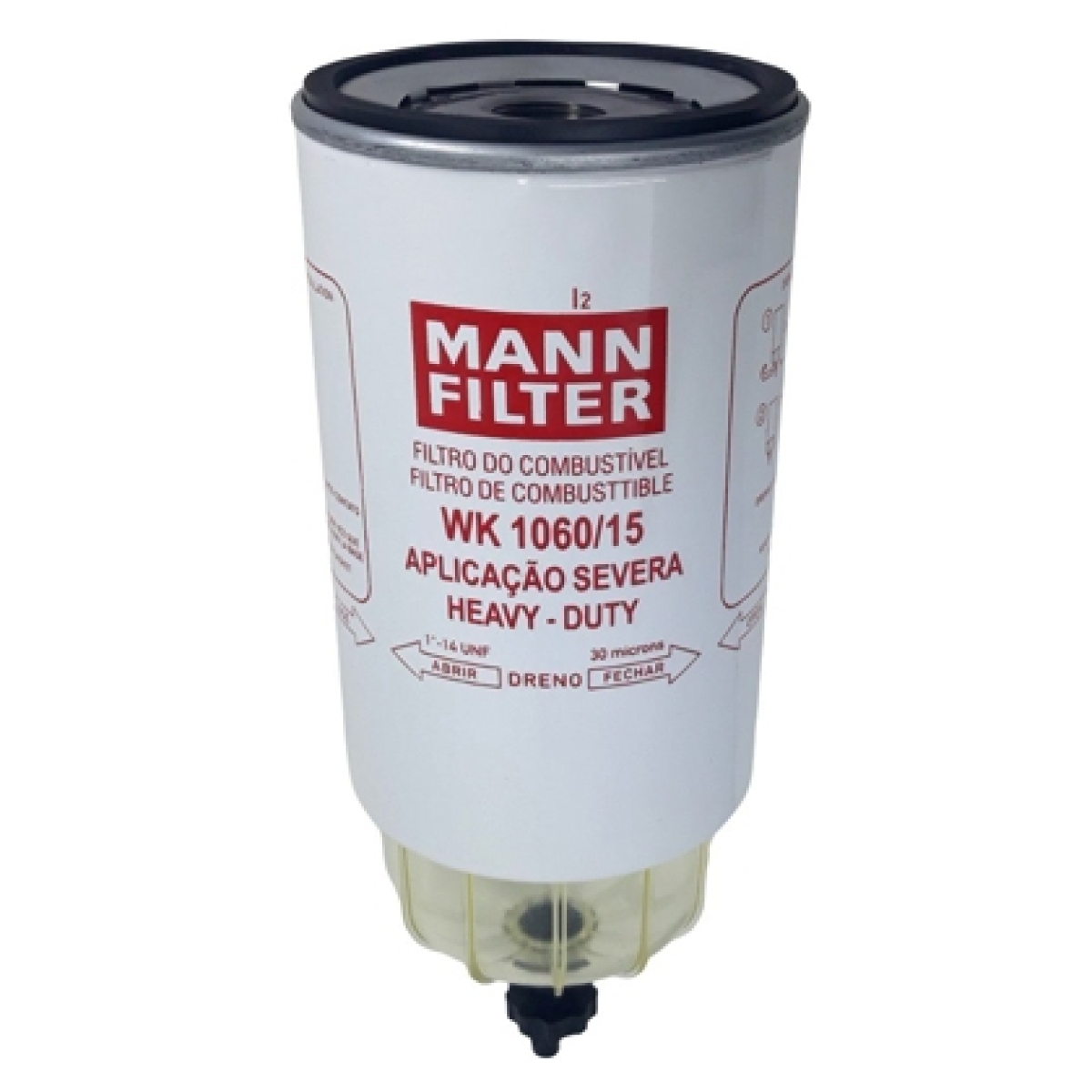 FILTRO COMBUSTIVEL BLINDADO SEPARADOR AGUA SCANIA SERIE G 360, 380, 420, 440, 47