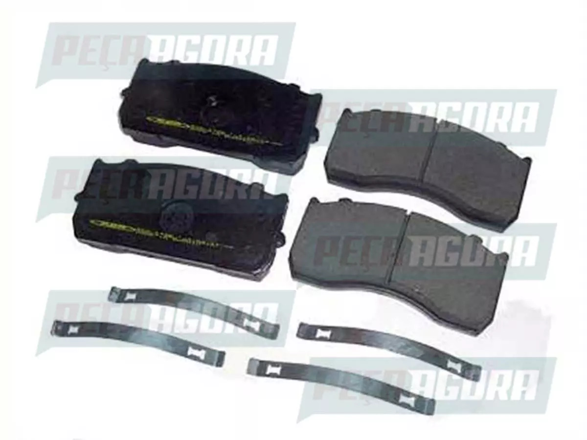 PASTILHA FREIO DIANT TRAS MB ACCELO 815 915C 1016 2003 A 2004 C FURO FORA CENTRO