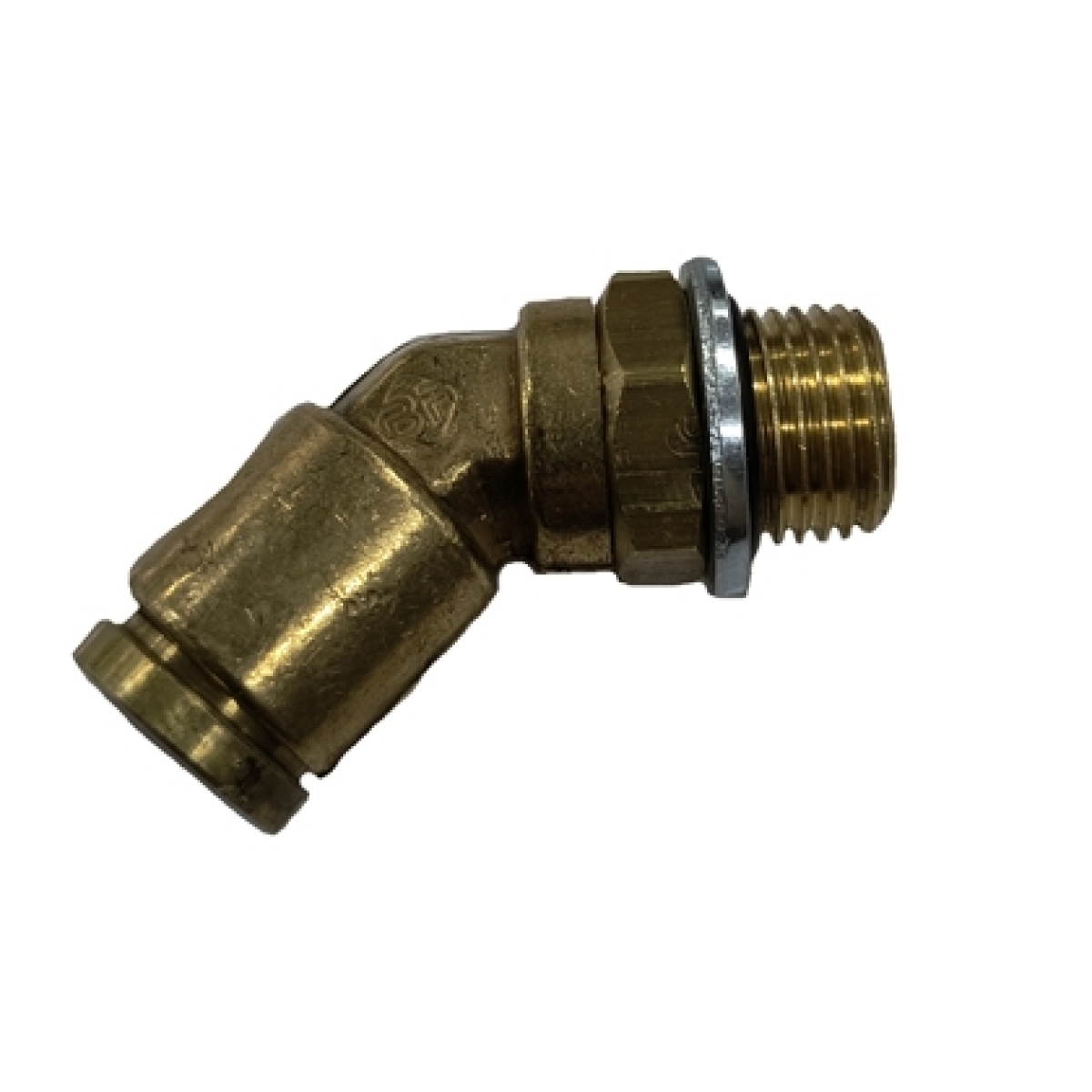 COTOVELO 45 GRAUS TUBULACAO VALVULA PEDAL FREIO CUICA FORD CARGO 712 / 814 / 815