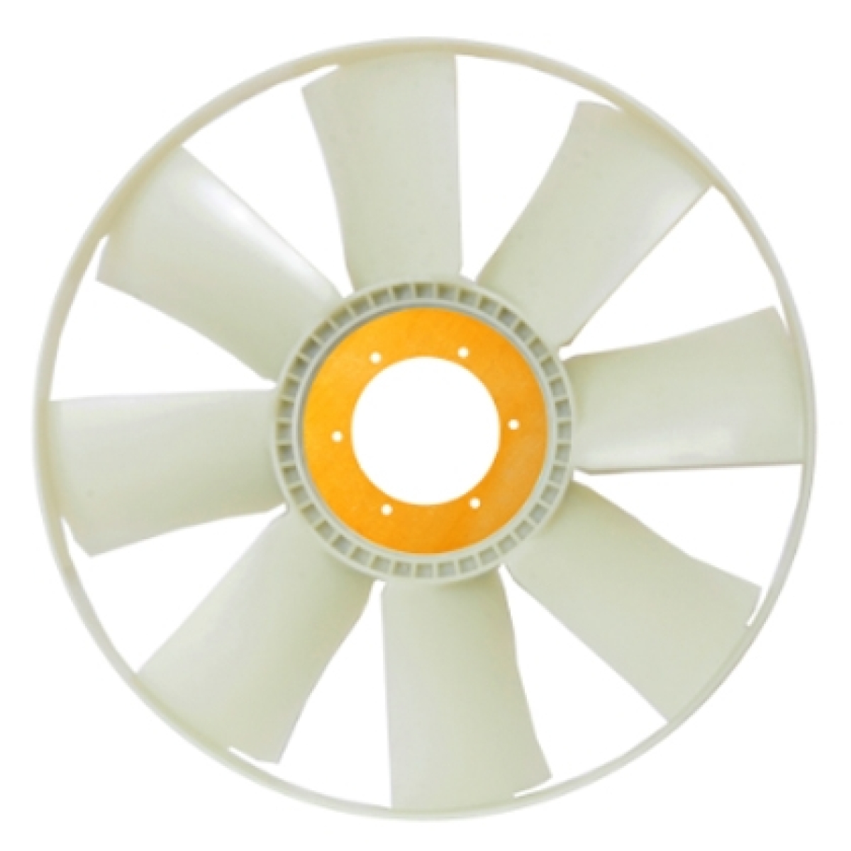HELICE VENTILADOR 8 PAS C/ANEL MERCEDES OM-906LA-L1620E / L1622E / L1624E / 1632