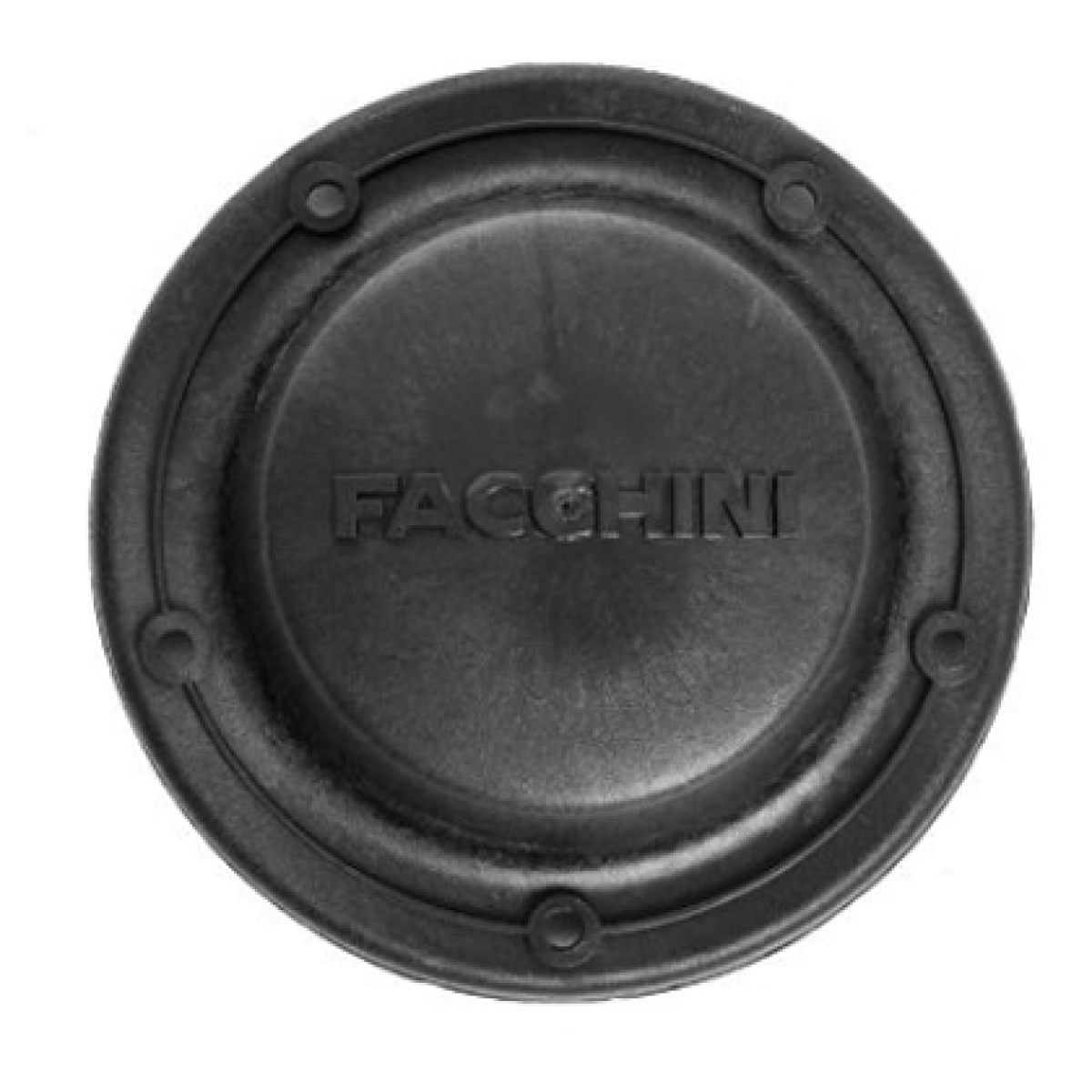 TAMPA CUBO CARRETA FACCHINI 5 FUROS COM LOGO PLASTICO (365055401])