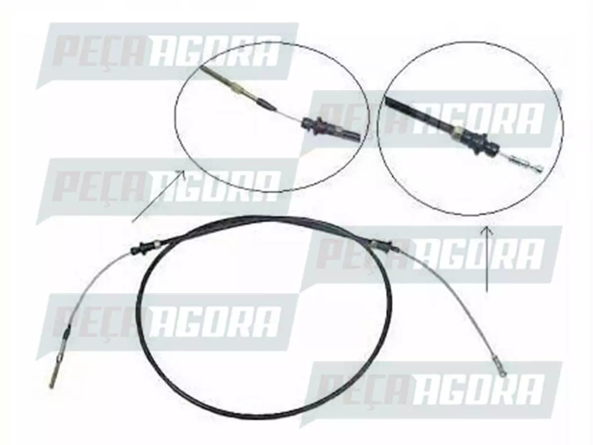 CABO ACELERADOR 1520MM VW 790S 7110S ATE 94 VOLKSWAGEN  (T00721555N,-TB12007-110