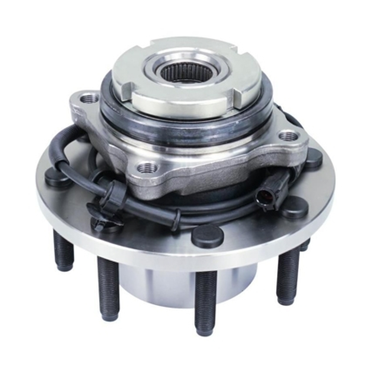 CUBO RODA DIANTEIRA 8 FUROS COM ROLAMENTO E CHICOTE FORD F4000/ F250/ F350 4X4 A