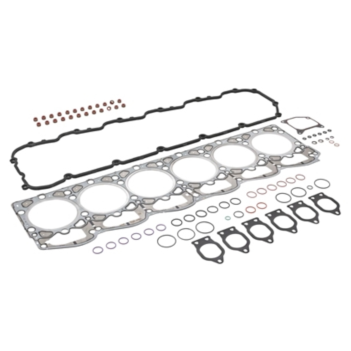JOGO JUNTA SUPERIOR DAF CF85/XF105 12.9 24V S/ RETENTOR P/ TAMPA VALVULAS DE ALU
