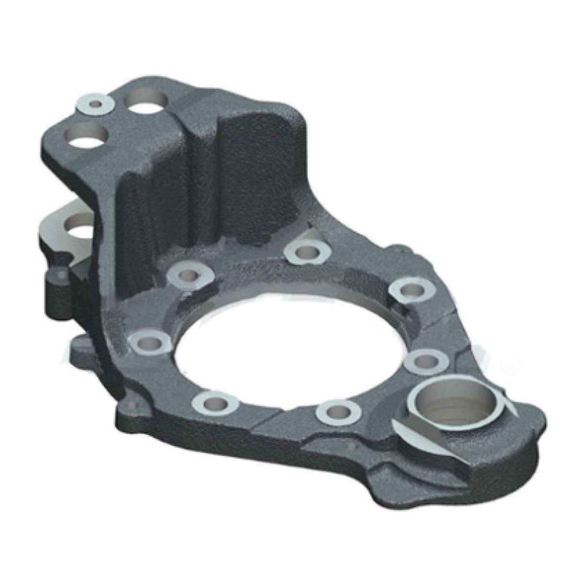 SUPORTE SAPATA FREIO TRASEIRO AXOR ATEGO ( ARANHA ) MERCEDES CAMINHOES AXOR 3340