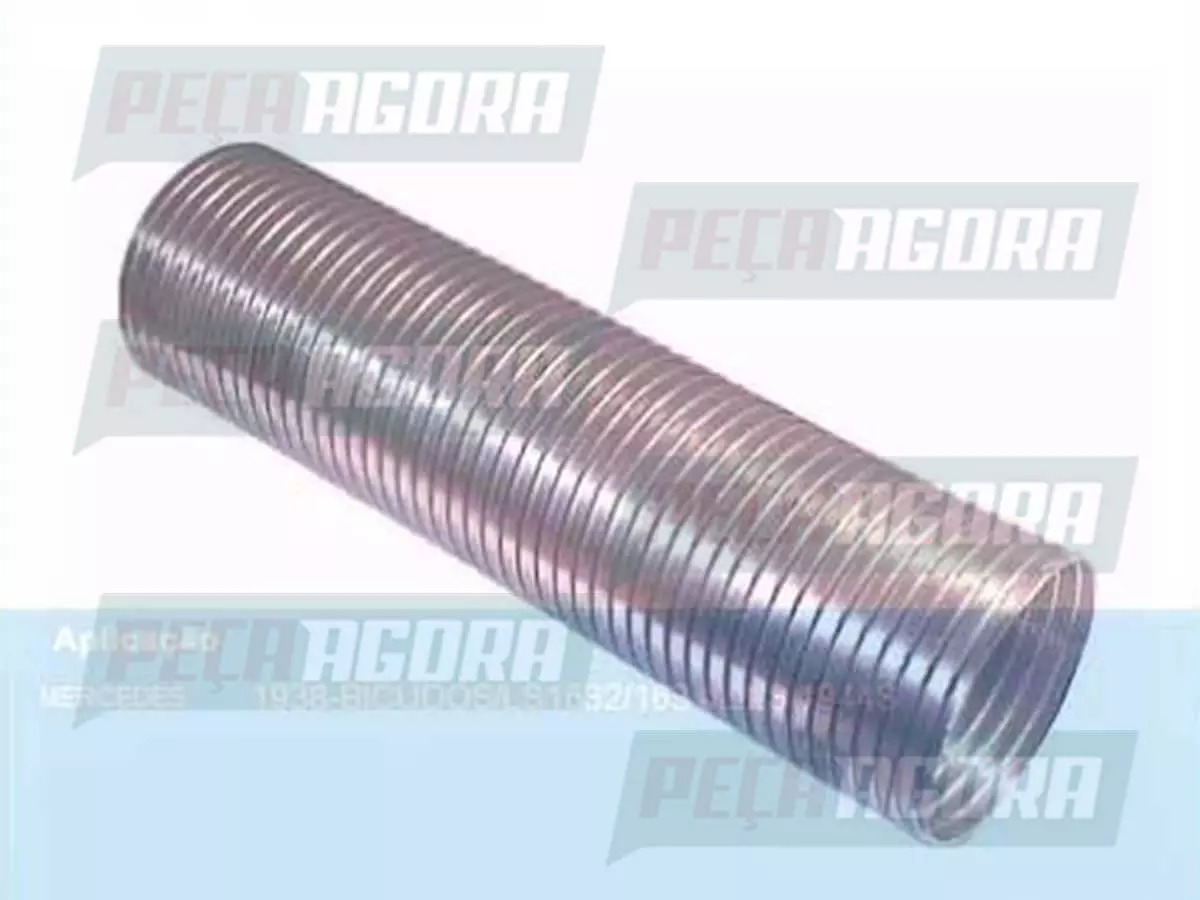 TUBO FLEXIVEL ESCAPE GALVANIZADO 127X430MM SEM ABRACADEIRA MB MERCEDES BENZ 1938