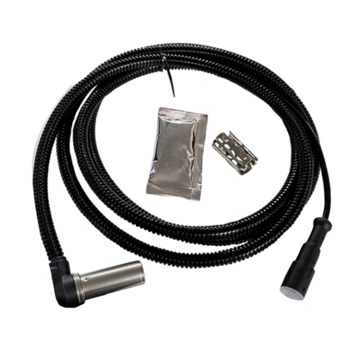 SENSOR INDUTIVO ABS / 2M / 90 MERCEDES ATEGO, AXOR, ACTROS ONIBUS 0-400, 0-500 /
