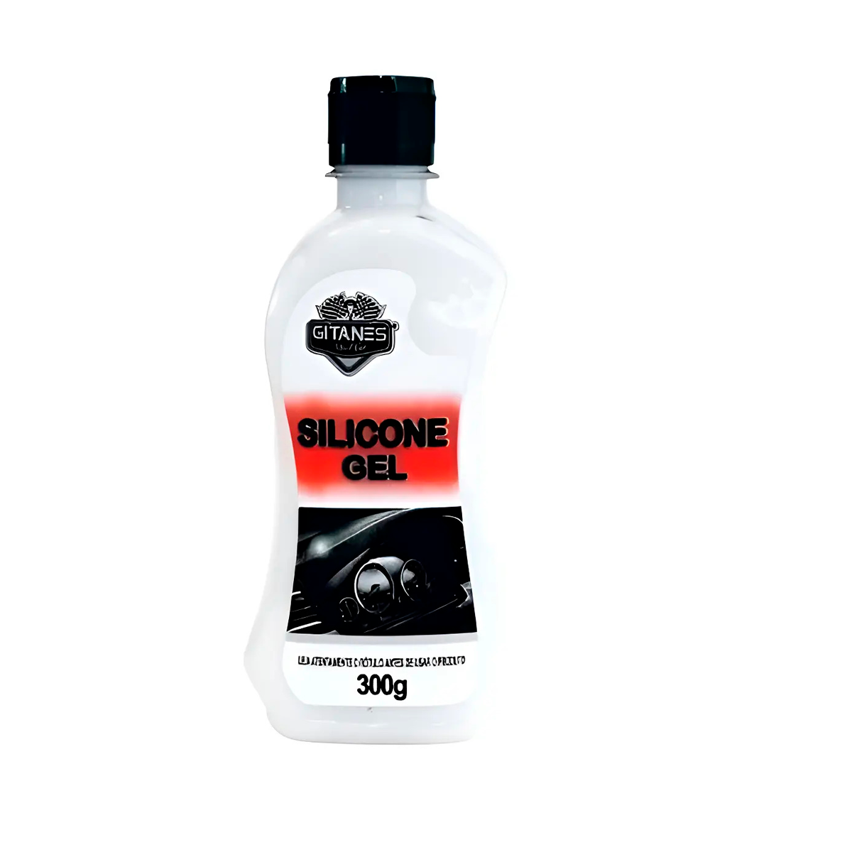 SILICONE GEL BRANCO 300G GITANES COURO PLASTICOS BANCOS PAINEIS (SILIGEL131)