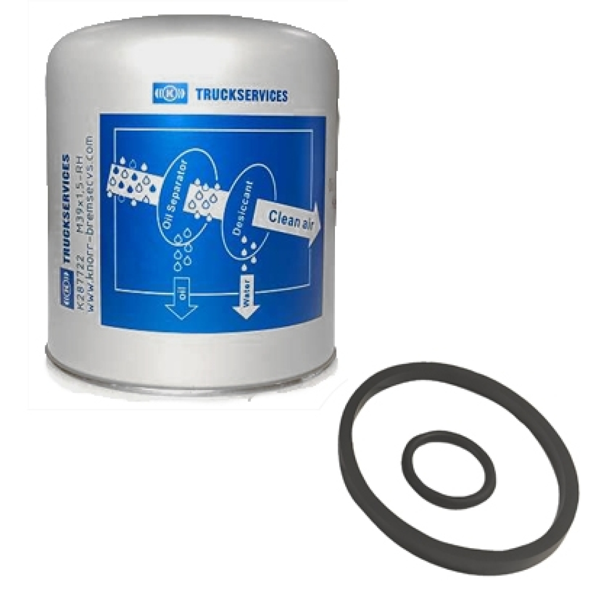 FILTRO SECADOR APU COALESCENTE ( PRATA ) CARTUCHO PREMIUM COM SEPARADOR DE OLEO 