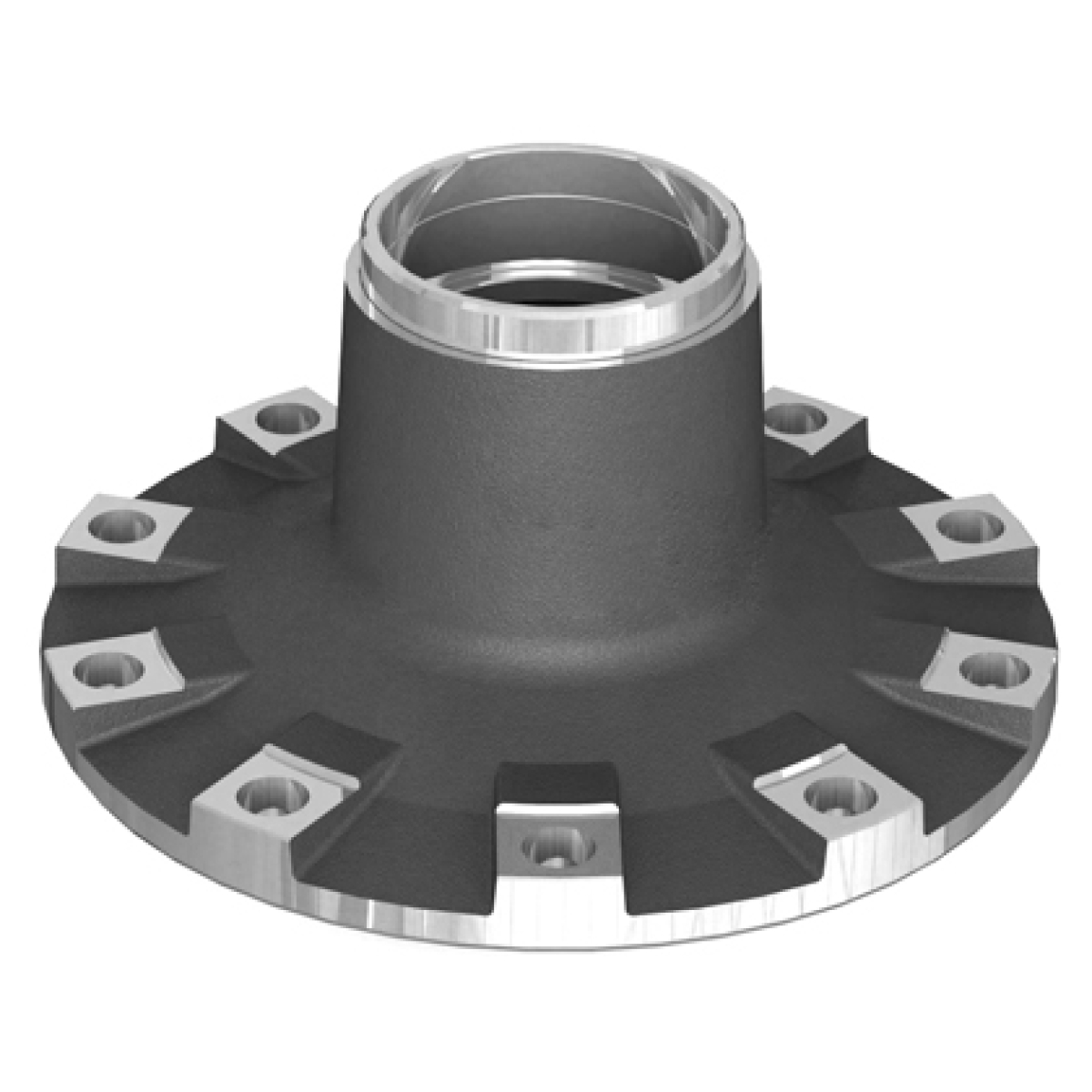 CUBO RODA DIANTEIRA 15T COM REFORCO EXTERNO ( SEM REBAIXO ) (2S0407617A_)
