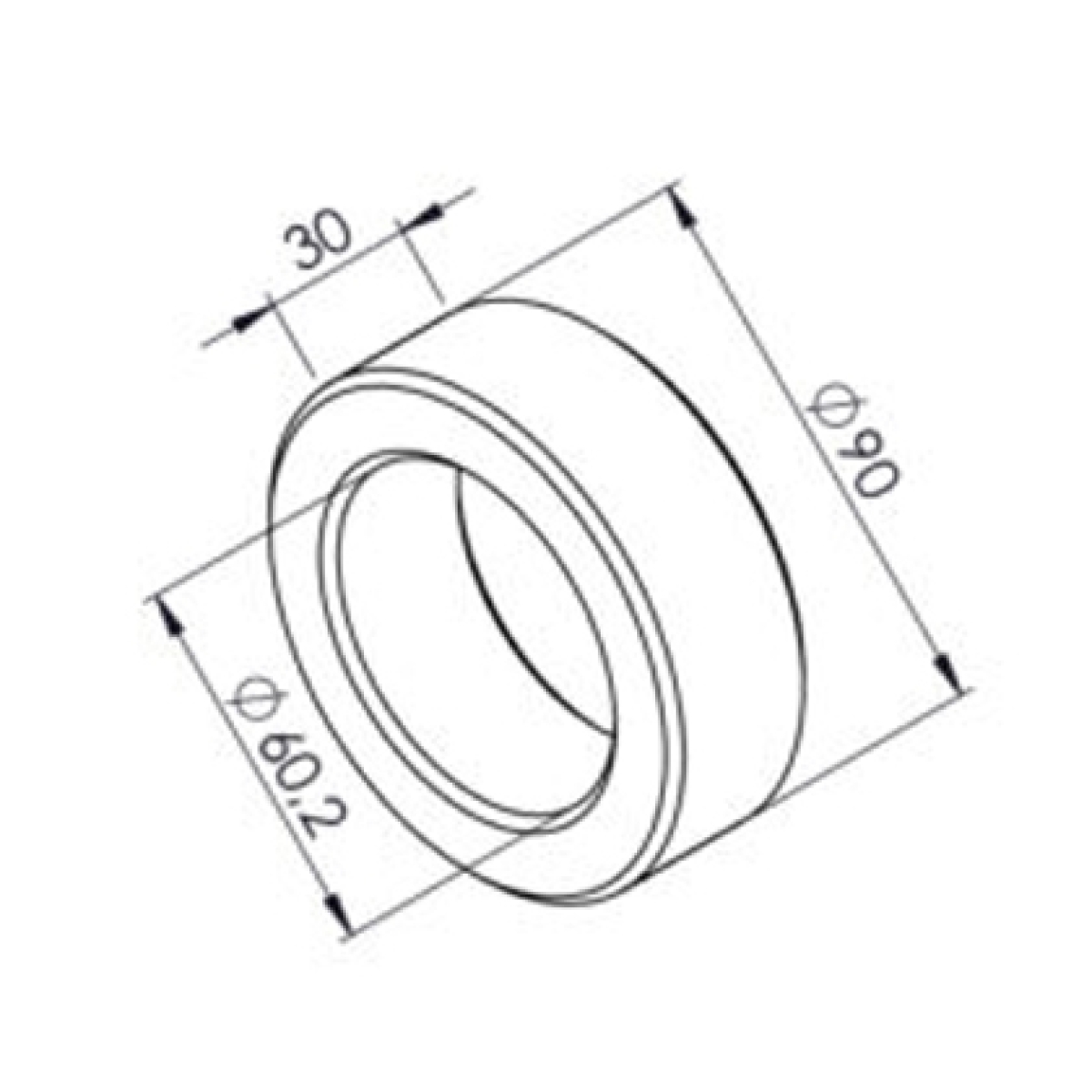 MANCAL INTERNO PINO BALANCA KRONE 60MM CARRETAS KRONE PARA PINO 60MM (ML3054-KR0