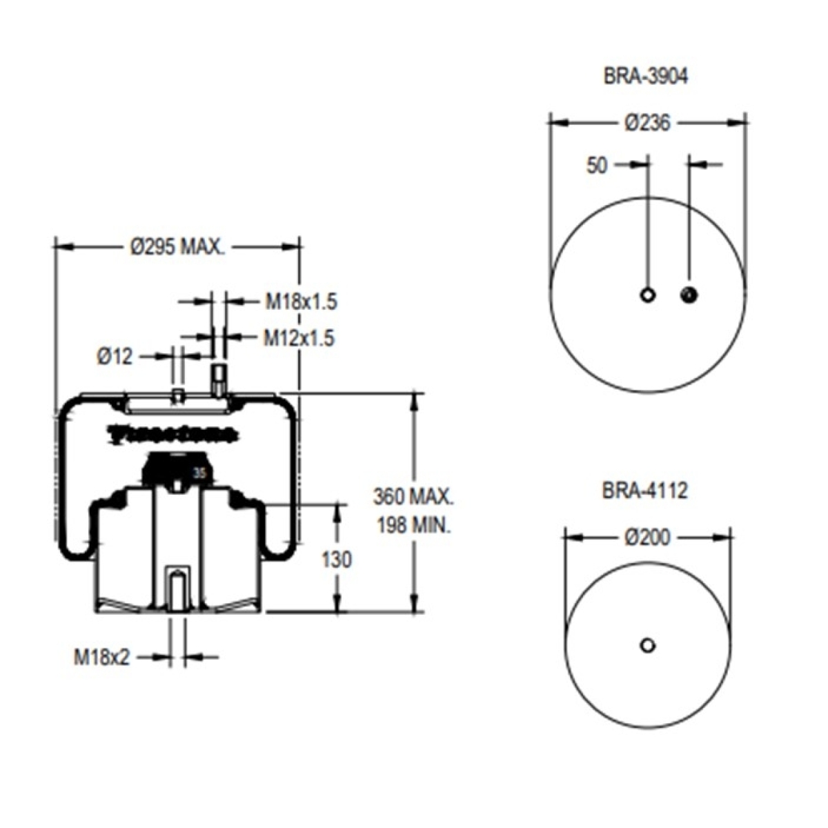 CAIXA 10  PARAFUSO BANJO VAZADO 16X1.5X30 COM 4 FUROS DIVERSOS (CX.6043**10)