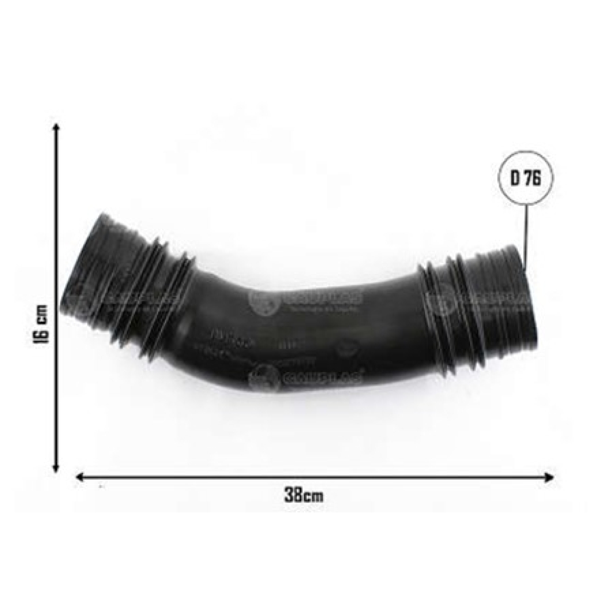 MANGUEIRA ENTRADA INTERCOOLER IVECO TECTOR EURO 3 2010/20111,TECTOR ECOLINE EURO