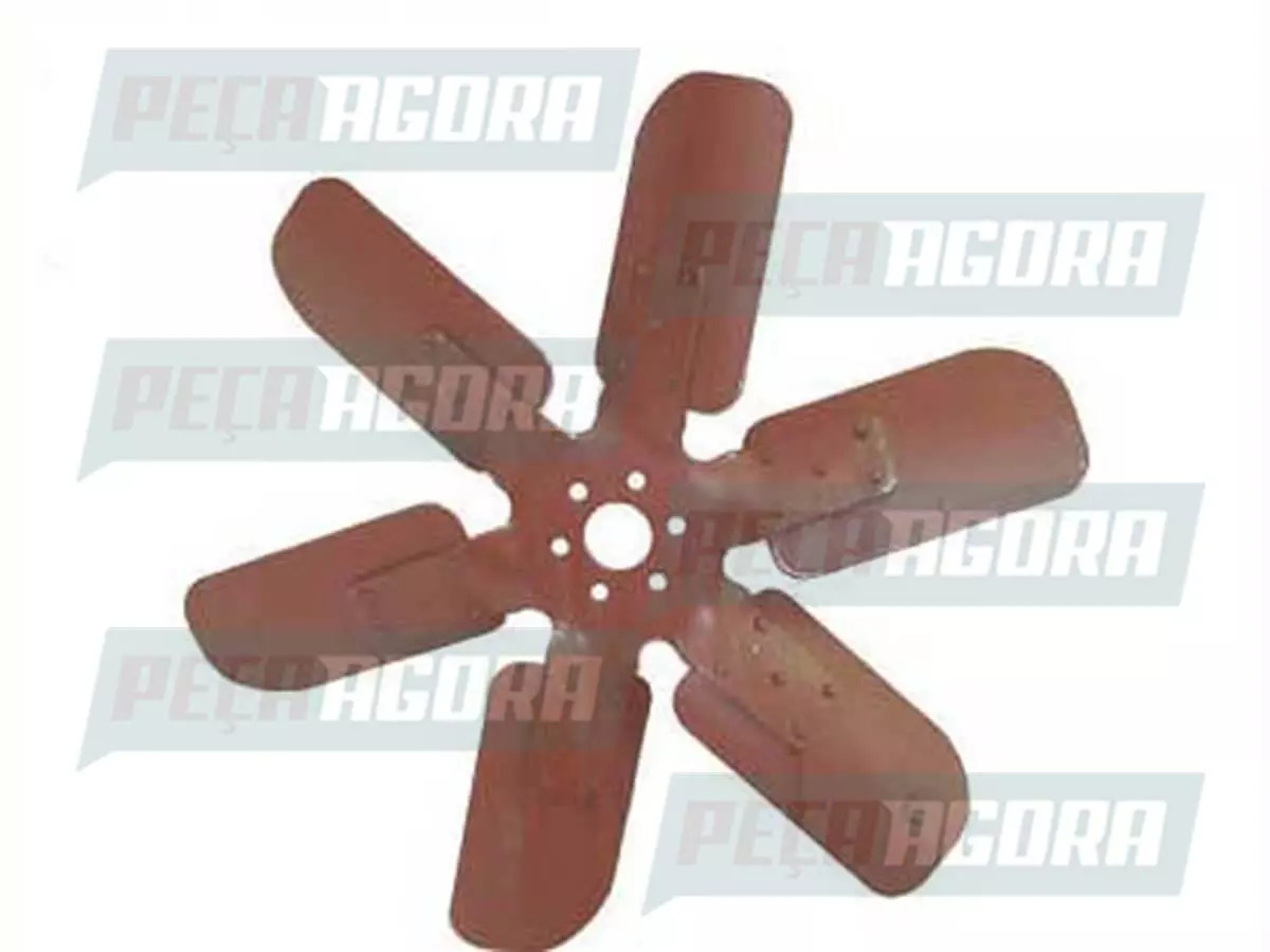 HELICE VENT CHAPA 6 PAS FURO 34MM MB MERCEDES BENZ 608 708 709 812 912  (3142051