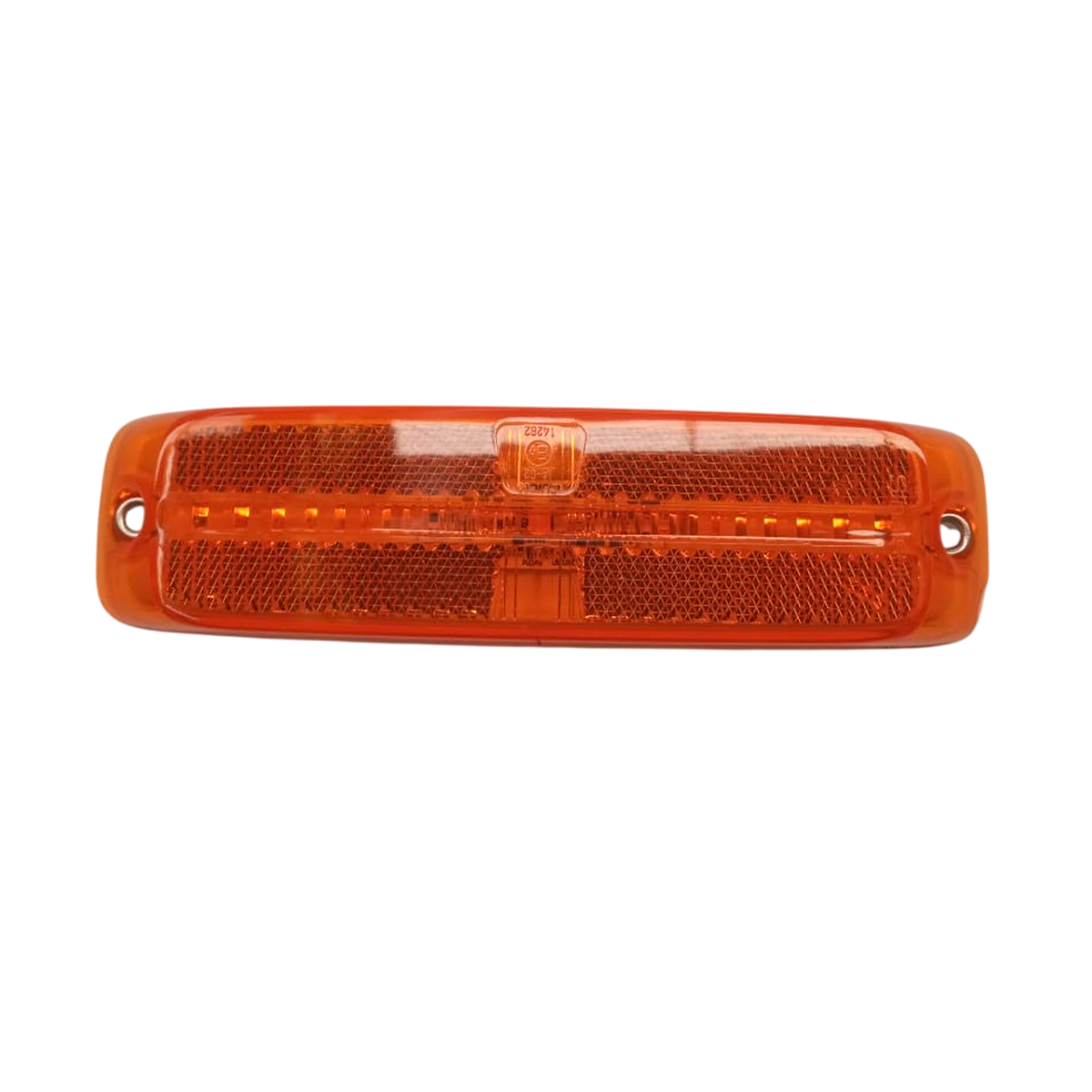 LANTERNA DE POSICAO LATERAL RETRORREFLETOR FIXACAO FRONTAL AMARELA MARCOPOLO G-8