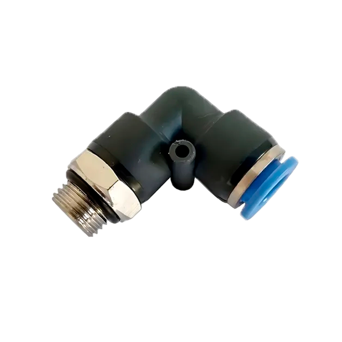 COTOVELO ENGATE RAPIDO 6 X 1/4 MERCEDES PLASTICO MACHO GIRATORIO 6 MM X 1/4 BSP 