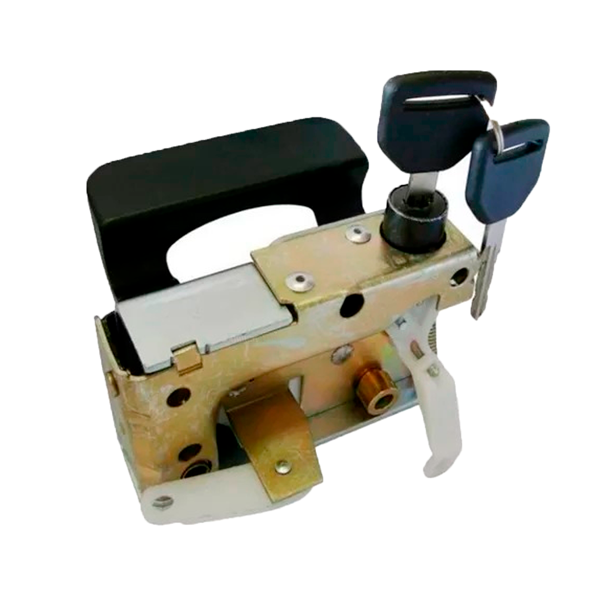 FECHADURA ESQUERDO PORTA FORD CARGO TODOS - COM MACANETA E CHAVES (86HUE21813AA.