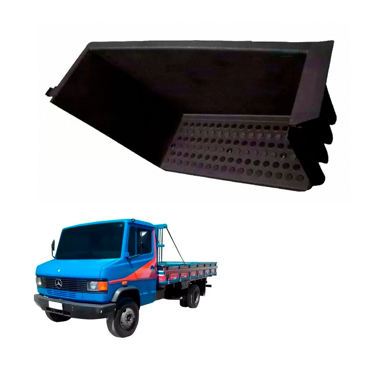 FORRO ESTRIBO PRETO ESQ SEM FURO MB 709 710 1618 1935 LS1630 L2318 L2418 LK1721 
