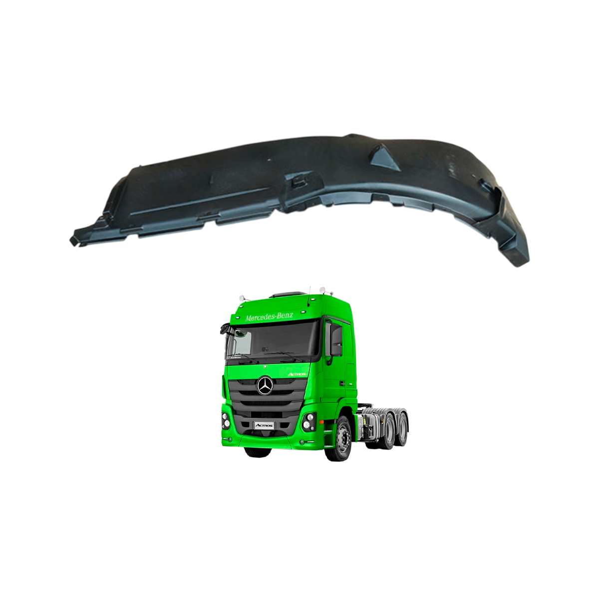 PARALAMA DIANTEIRO DIREITO MB ACTROS  (9438811201)