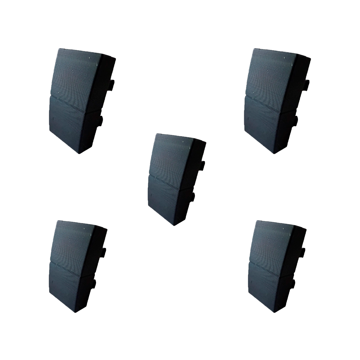 KIT 5 CAPA BOTAO TAMPA CEGA MENOR PEQUENA IVECO PAINEL (5801396881)