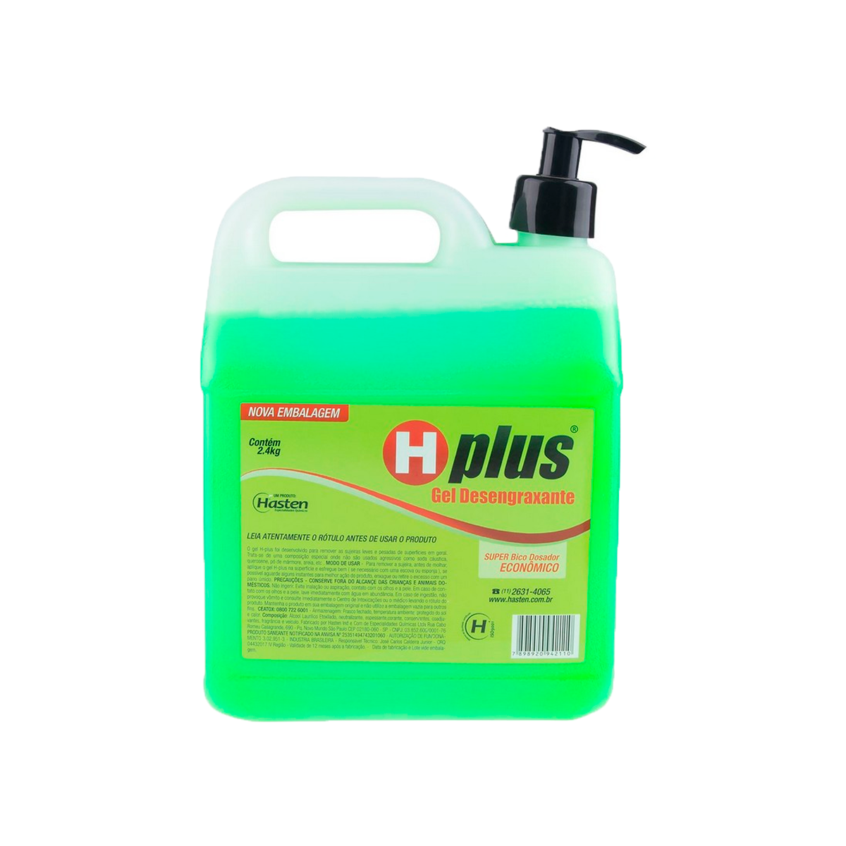 GEL DESENGRAXANTE H PLUS TRADICIONAL COM DOSADOR 2.4KG (THPD24KG)