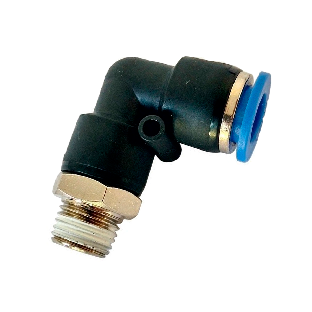 COTOVELO MACHO PLASTICO ENGATE 8MM ROSCA 1/4 POL (005.997.8272-5017106)