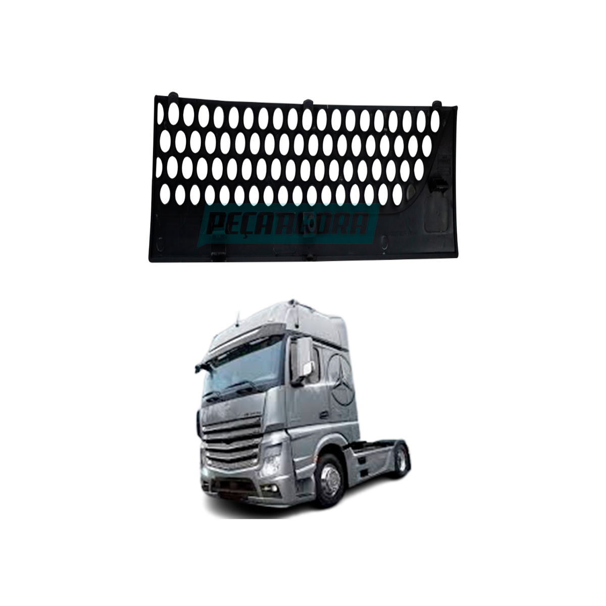  ACABAMENTO GRADE FRONTAL INFERIOR MB NEW ACTROS  (V.9608852584@-9608852684)