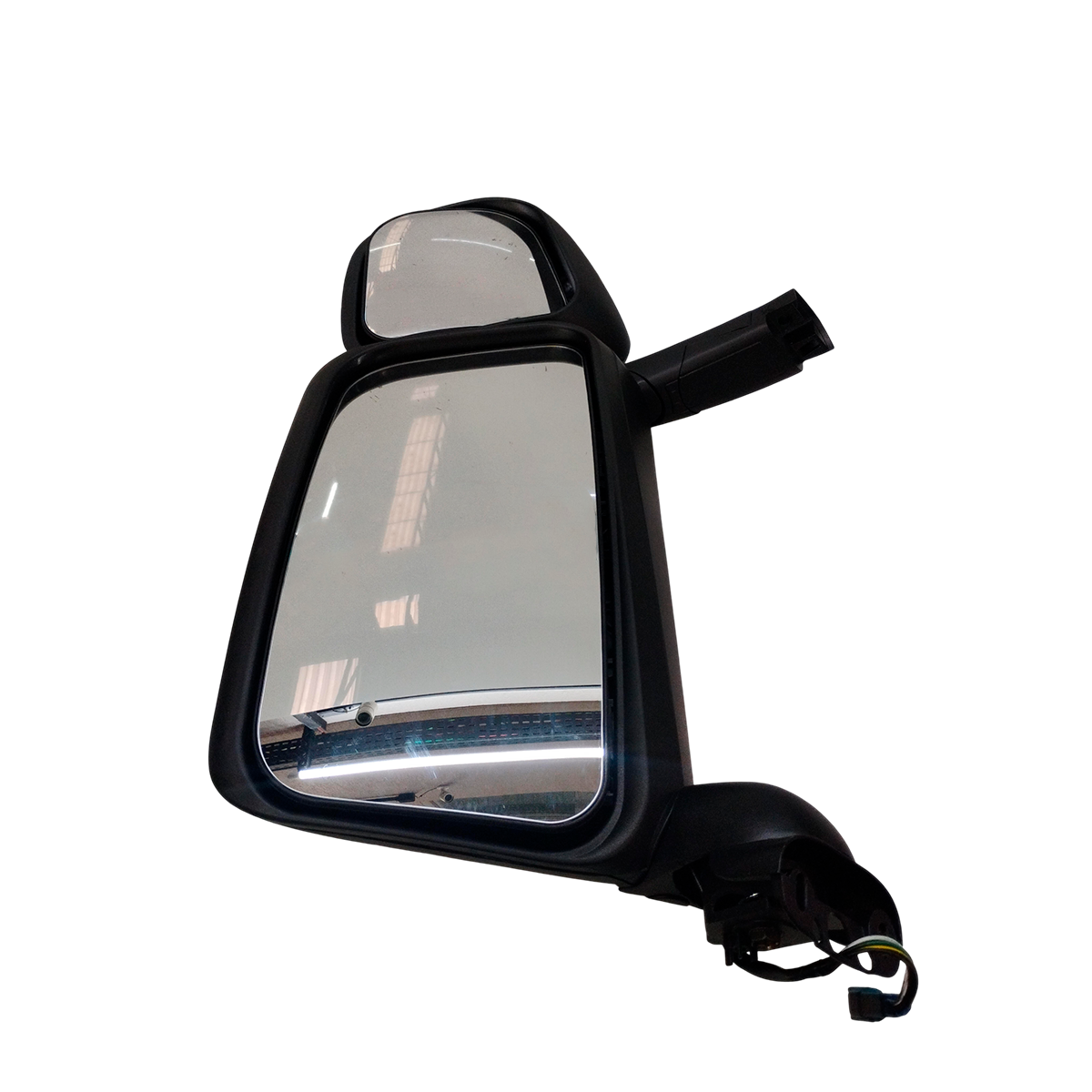 RETROVISOR ESQUERDO COMPLETO SCANIA SERIE 4 COM AUXILIAR (1952573-1723518-242581