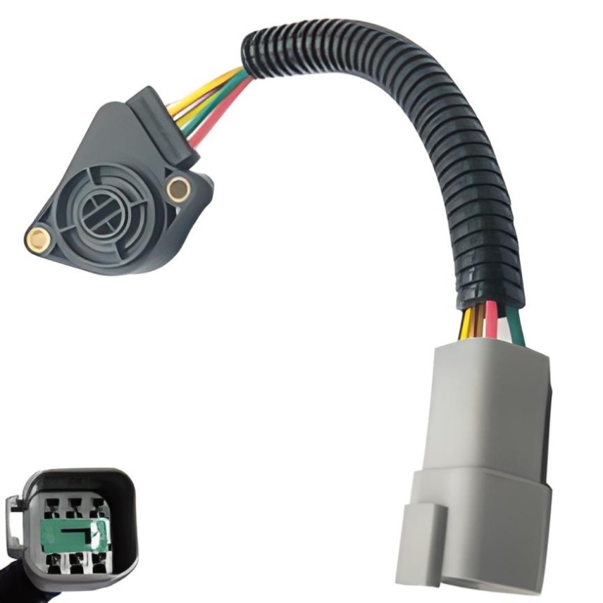 PEDAL ACELERADOR FH12/ FM12 (...2008  ELETRONICO (COM CHICOTE RETANGULAR CINZA 6