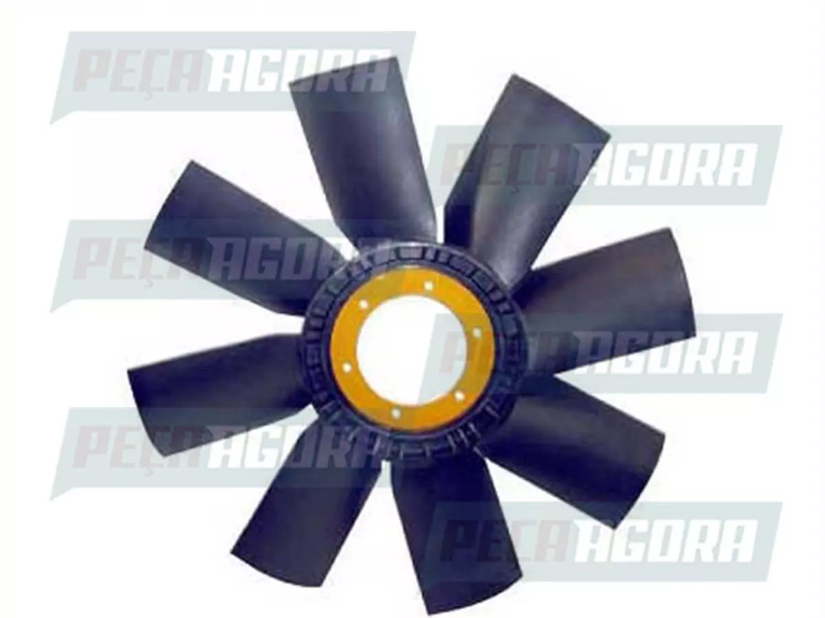 HELICE 8 PAS SEM VISCO NYLON PARA SCANIA P114 124 230 310 P94 SERIE 4 680 MM  (1