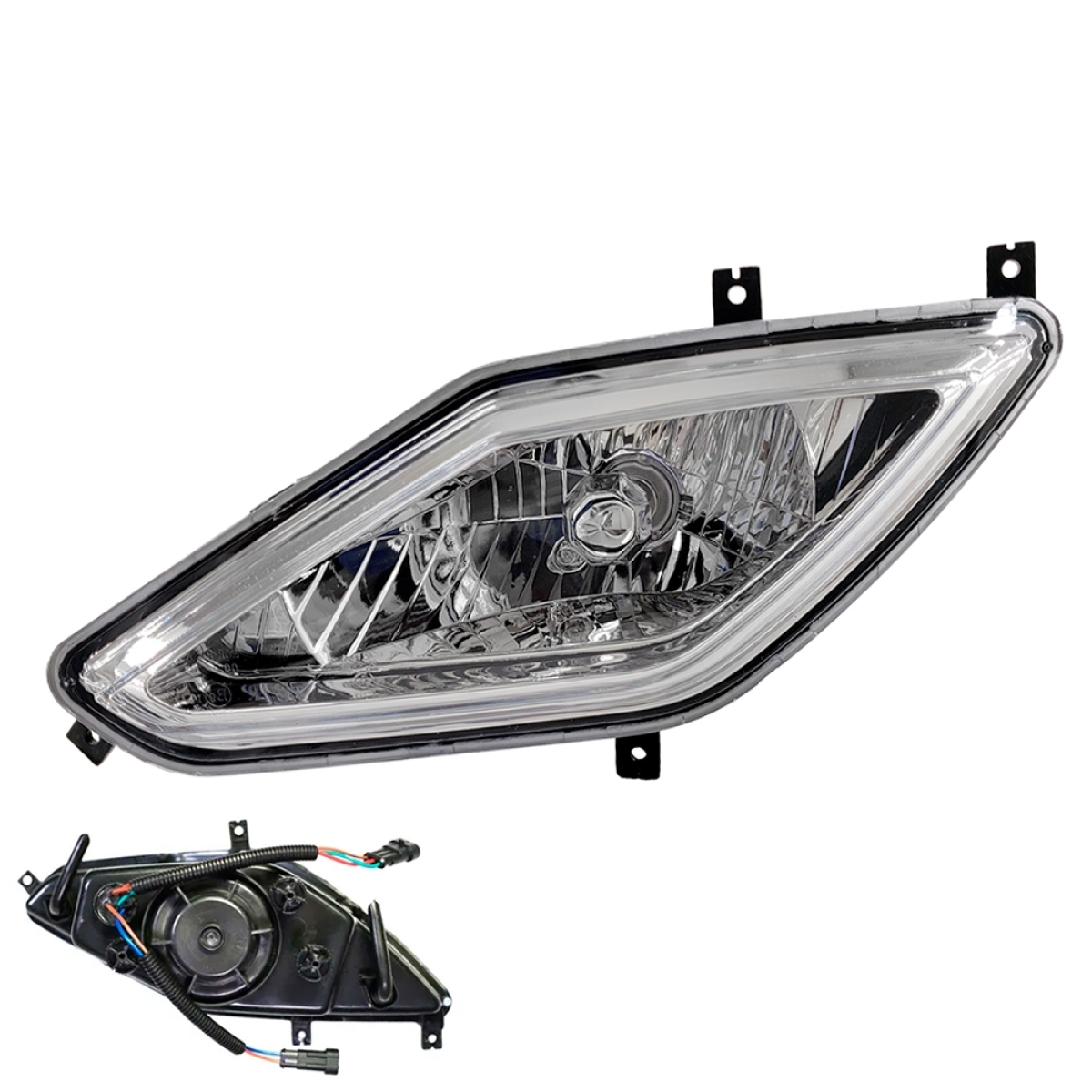 FAROL PRINCIPAL LADO ESQUERDO ONIBUS | MARCOPOLO | ONIBUS (10334444-YG01330AL24-