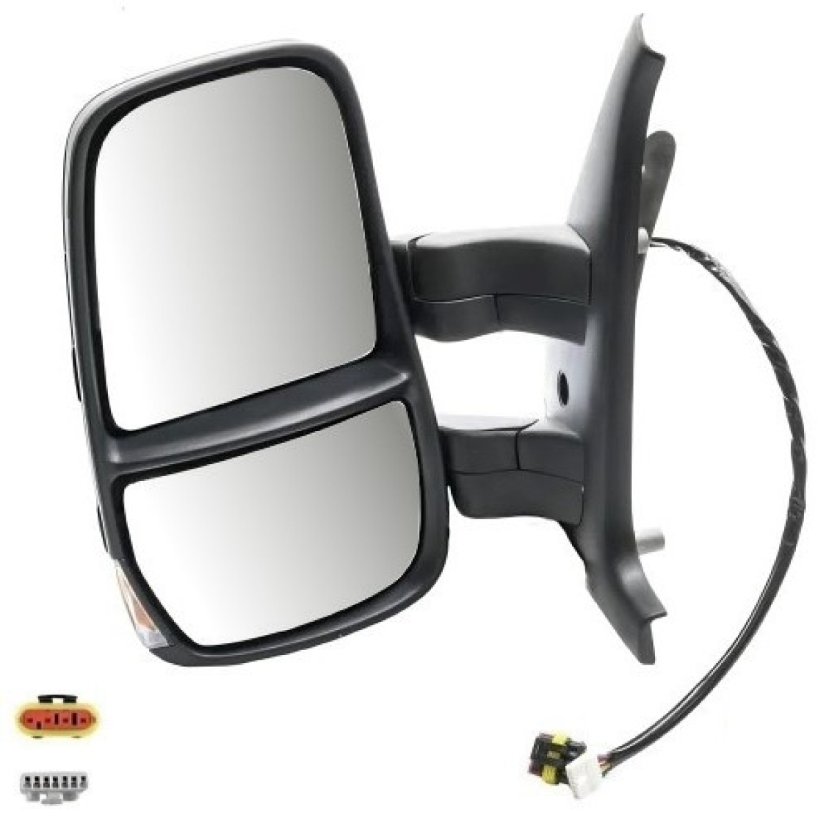 ESPELHO RETROVISOR MANUAL LE BRACO CURTO IVECO DAILY 35S14 A 55C16/35S14 A 55S17