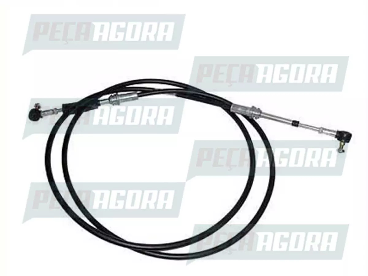 CABO CAMBIO SELECAO 3100MM COM TERMINAL PRATA MB MERCEDES BENZ ACELLO 715C 7 TON